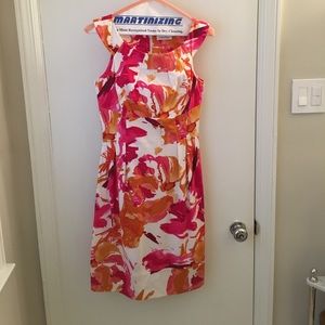 Calvin Klein sundress - pink, orange, and white